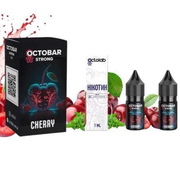 Набір Octobar STRONG 10 мл 50 мг Cherry