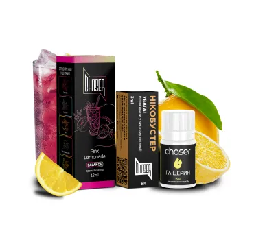 Набір Chaser Black 30 мл 65 мг PINK LEMONADE