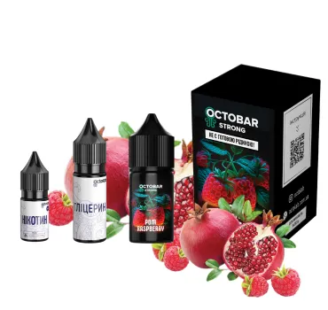 Набір Octobar STRONG 30 мл HARD Pom Raspberry