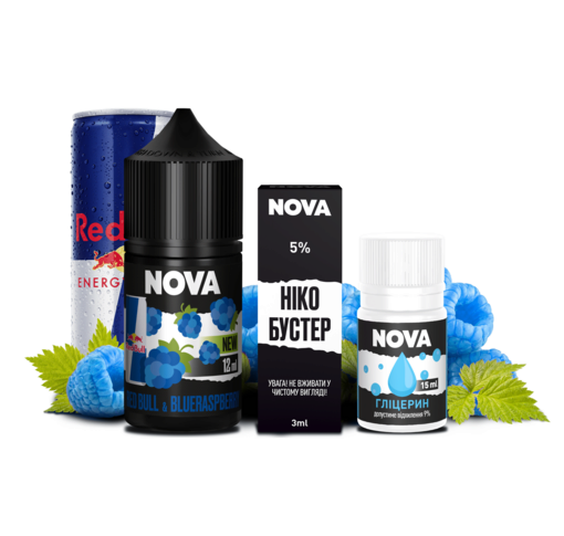 Набір Nova 30 мл 50 мг RED BULL BLUE
