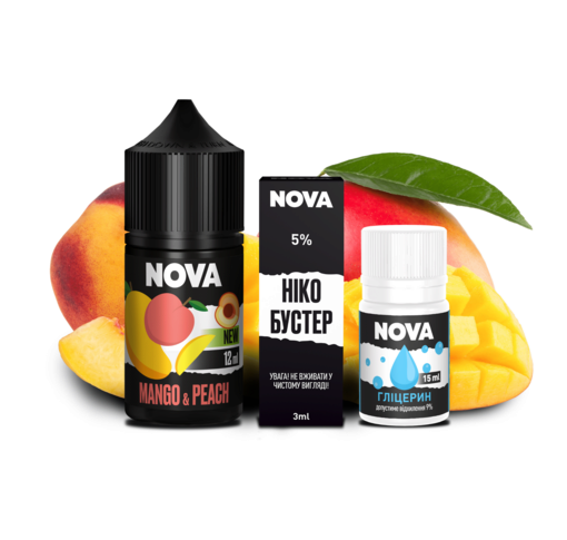 Набір Nova 30 мл 50 мг MANGO PEACH