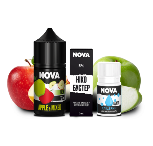 Набір Nova 30 мл 50 мг APPLE MIXED
