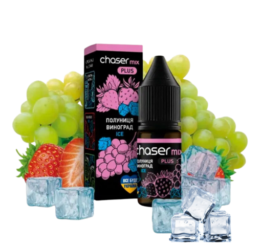 Chaser MIX 10 мл 50 мг Полуниця виноград ICE