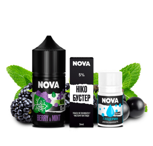 Набір Nova 30 мл 65 мг BERRY MINT
