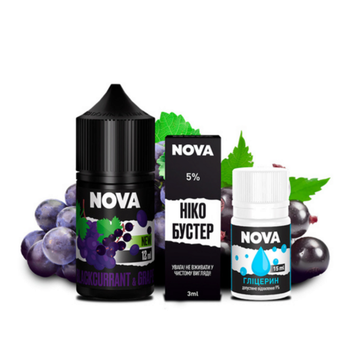 Набір Nova 30 мл 65 мг BLACKCURRANT GRAPE