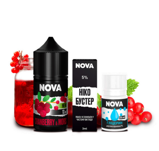 Набір Nova 30 мл 65 мг CRANBERRY MORS