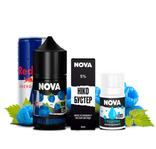 Набір Nova 30 мл 65 мг RED BULL BLUE