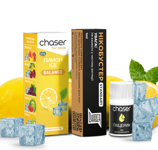 Набір Chaser For Pods ICE Лимон 10 мл 50 мг