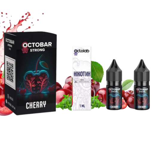 Набір Octobar STRONG 10 мл 50 мг Cherry