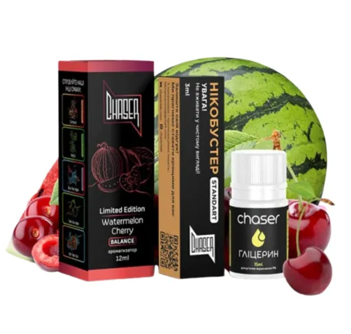 Набір Chaser Black 30 мл 65 мг WATERMELON Cherry