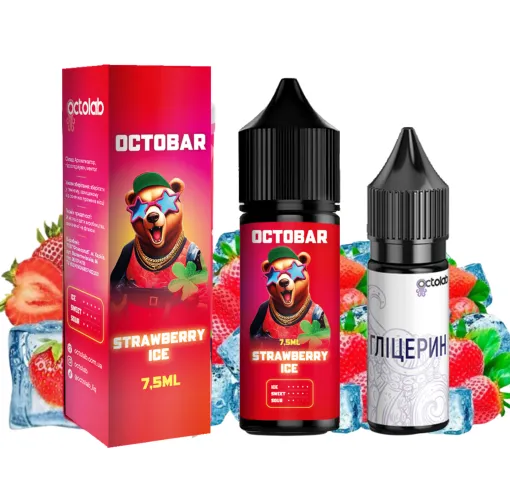 Набір Octobar NFT 15 мл 50 мг Strawberry Ice