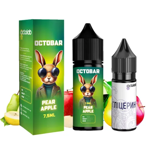 Набір Octobar NFT 15 мл 50 мг Pear Apple