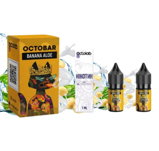 Набір Octobar NFT 10 мл 50 мг Banana Aloe
