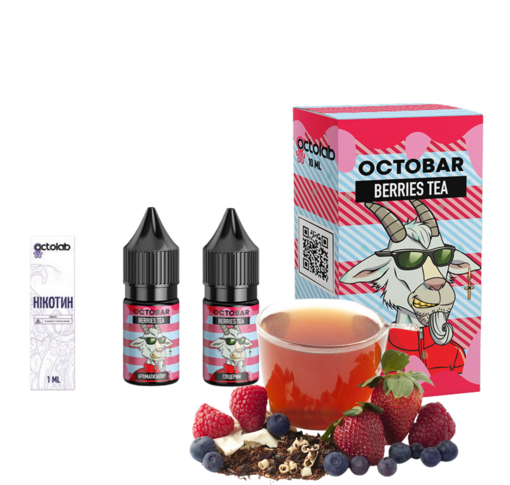 Набір Octobar NFT 10 мл 50 мг Berries Tea