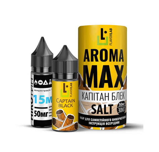 Набір Flavorlab Aroma Max 30 мл 65 мг Капітан блек