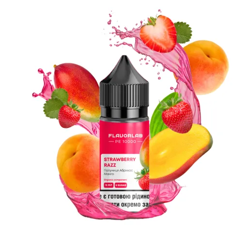 Набір Flavorlab PE 10000 30 мл 65 мг Полуниця абрикос манго