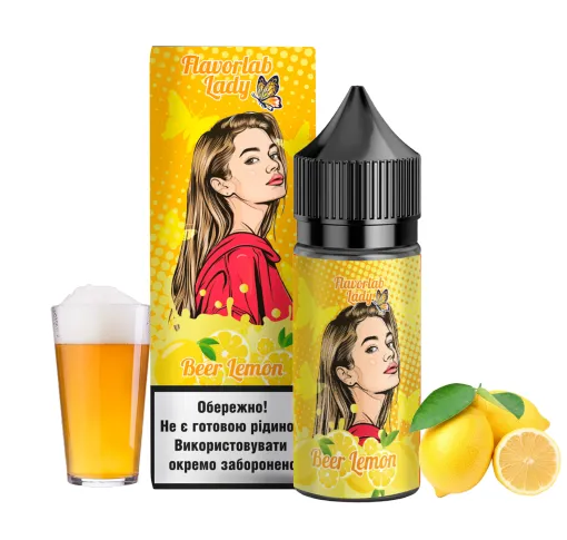 Набір Flavorlab Lady 30 мл 50 мг Пиво Лимон